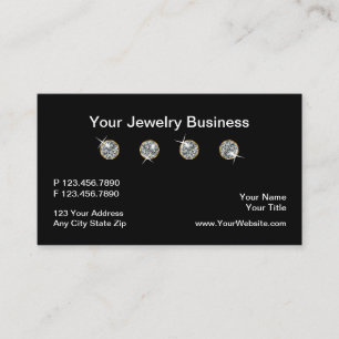 Classy Jewelry Professionally Designed Business Card