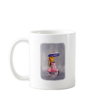 Classy Kitty Cat on pink scooter