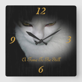 Classy Kitty Wall Clock !