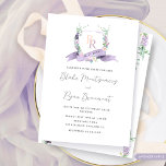 Classy Lavender, Purple, Pastel Monogram Wedding Invitation<br><div class="desc">Elevate your special day with this enchanting and elegant wedding invitation, featuring a stunning watercolor monogram crest adorned with delicate flowers in shades of lavender, dusty purple, lilac, blush, pink, and creamy yellow. The beautifully crafted crest showcases the initials of the couple, symbolising their unique love story, and a graceful...</div>