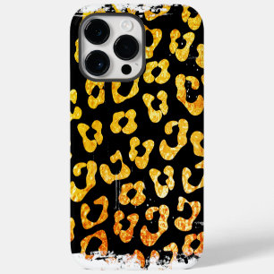 Classy Leopard Pattern iPhone 14 Pro Max Case