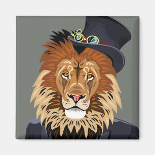 Classy Lion Magnet