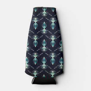 Classy Look of Blue Gems with Glowing Light Bottle Cooler