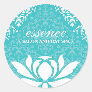 Classy Lotus Flower and Day Spa Sticker