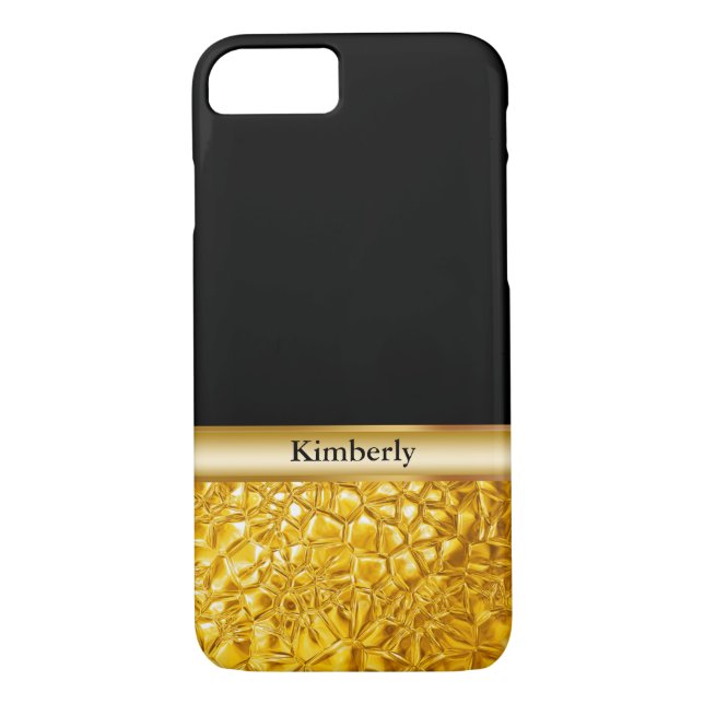 Classy Luxury Gold Look Case-Mate iPhone Case (Back)