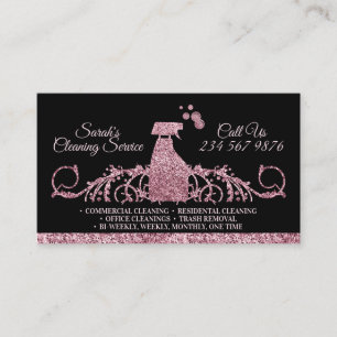Classy Maid Cleaning Services Business Card
