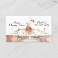 Classy Maid Cleaning Services Watercolor