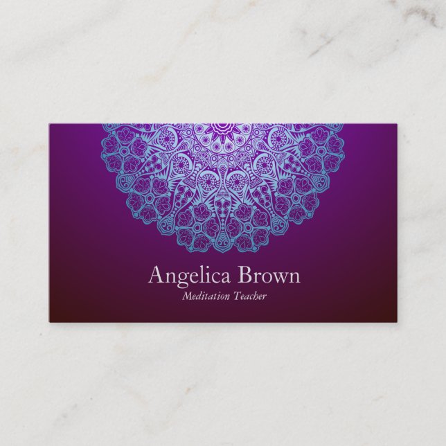 Classy Mandala Business Card (Front)