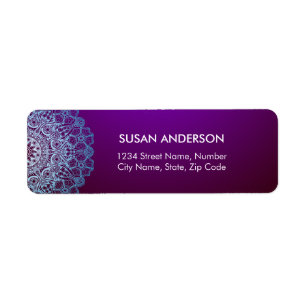 Classy Mandala Return Address Label