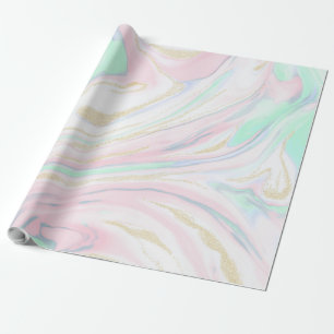 Classy marbleised abstract design wrapping paper