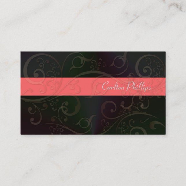 Classy Marketing Consultant business cards (Front)