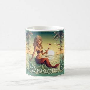 Classy Martini Mermaid Thunder_Cove  Coffee Mug
