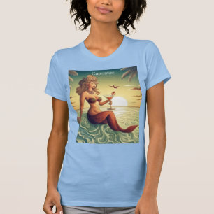 Classy Martini Mermaid Thunder_Cove T-Shirt