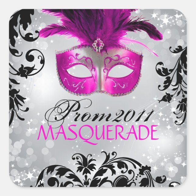 Classy Masquerade Sticker (Front)