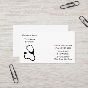 Classy Medical  Business Card
