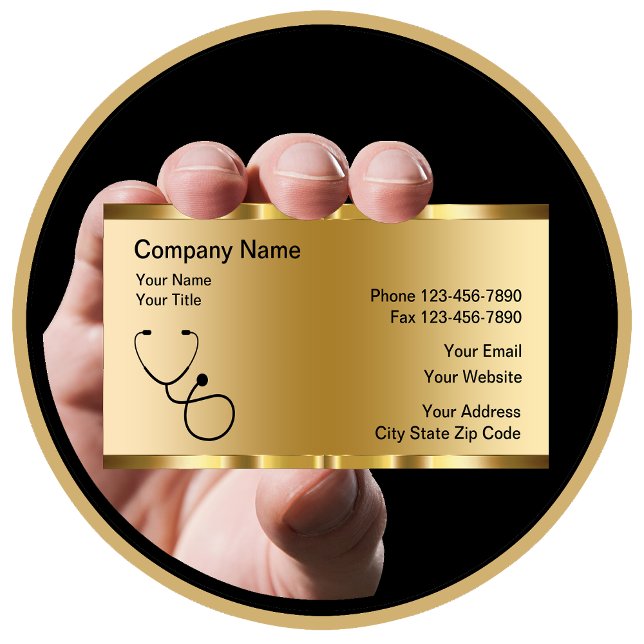Classy Medical Business Cards (Creator Uploaded)