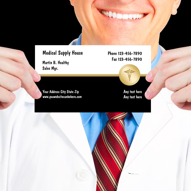 Classy Medical Business Cards (Creator Uploaded)