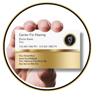 Classy Medical Hearing Centre Business Card