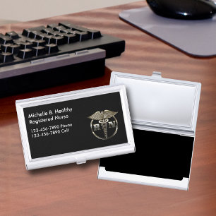 Classy Medical Nurse Business Card Cases