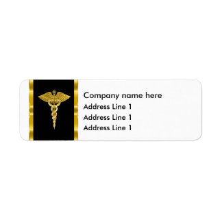 Classy Medical Office Bulk Return Address Labels 