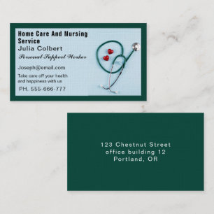 Classy Medical Services Business Card