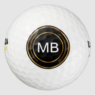 Classy Men's Monogram Golf Balls
