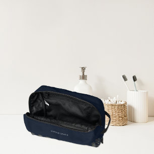 Classy Men's Monogrammed   Personalised Dopp Kit