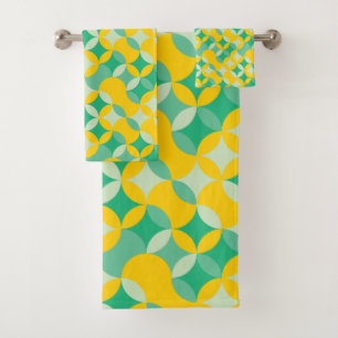Classy Modern Aesthetic Starry Pattern Luxury Bath Towel Set