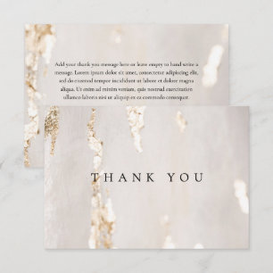 Classy Modern Gold Foil Business Thank You Card