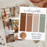 Classy Modern Rust Wedding colours Palette Card 20<br><div class="desc">Classy Modern Rust Wedding colours Palette Card 2024</div>