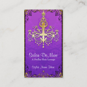 Classy Modern Sophisticated Designer Salon Appointment Card
