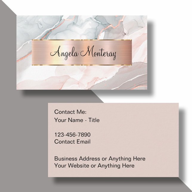 Classy Monogram Business Cards With Elegance (Creator Uploaded)