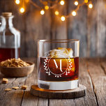 Classy Monogram Initial Whiskey Glass<br><div class="desc">Doesn’t your one-of-a-kind husband deserve a one-of-a-kind gift? This year, instead of giving him a generic, store-bought gift, create your own custom beer glass. It’s the perfect way to show your husband or boyfriend how much he means to you. Add your custom wording to this design by using the "Edit...</div>