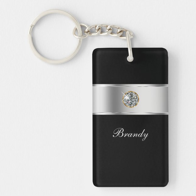 Classy Monogram Keychains (Front)