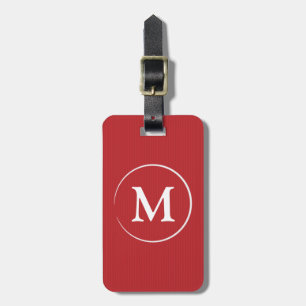 Classy Monogram Luggage Tag