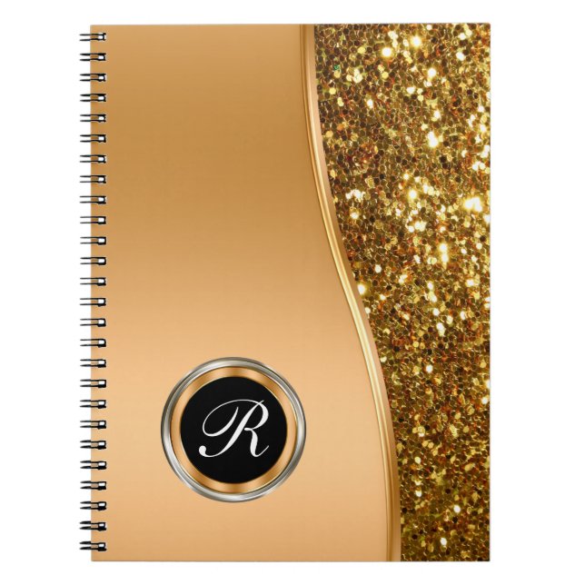 Classy Monogram Notebook Journal (Front)