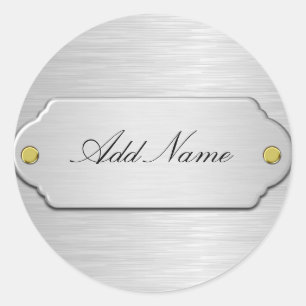 Classy Monogram Stickers