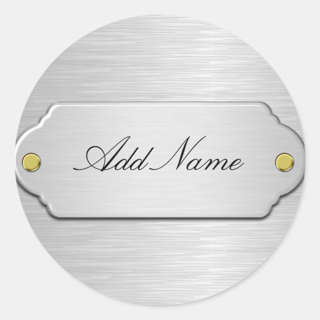 Classy Monogram Stickers (Front)