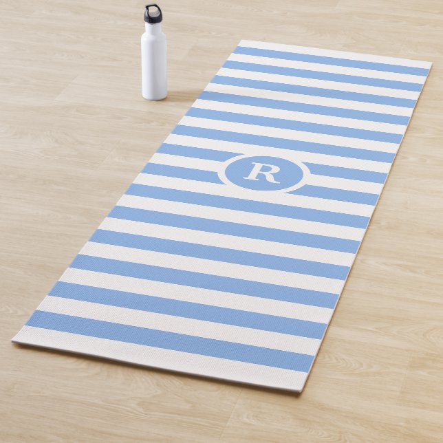Classy Monogram Striped Yoga Mat (In Situ)