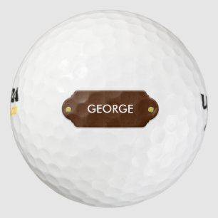Classy Monogram Style Golf Balls