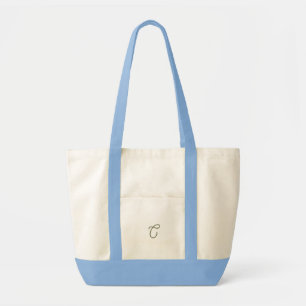 Classy Monogram Tote Bag