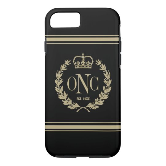 Classy Monogrammed Logo Tough iPhone 7 Case