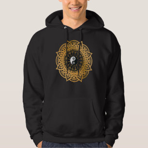 Classy Mood Lotus Flower Mandala Yoga Meditation G Hoodie