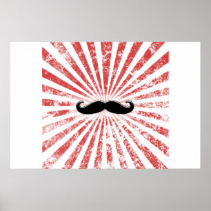 Classy Moustache Poster
