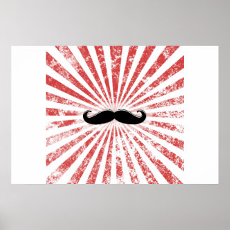 Classy Moustache Poster