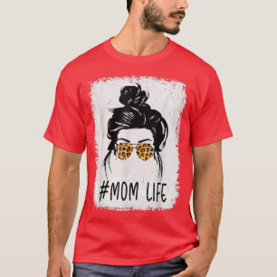 Classy Mum Life with Leopard Pattern Shades Cool M T-Shirt