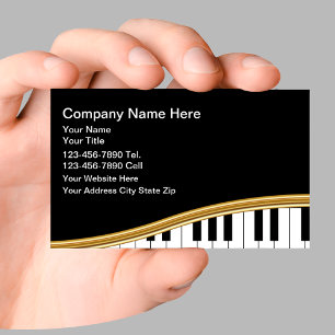 Classy Music Business Cards