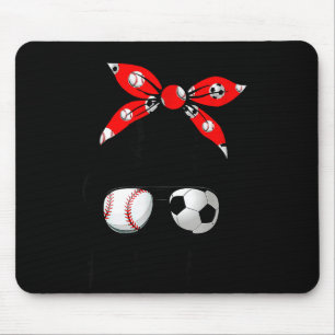Classy nana life soccer messy bun baseball mother' mouse mat
