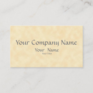 Classy Natural Parchment All-Purpose Business Card