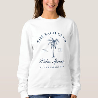Classy Navy Beach Bachelorette Party Sweatshirt